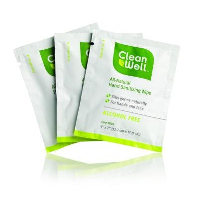 Cleanwell Hand Sanitizing Individual Wipe (1x40 CT)