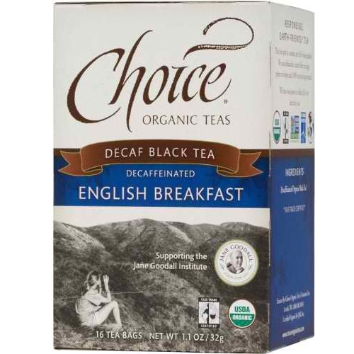 Choice Organic Teas Decaf English Breakfast (6x16 Bag)