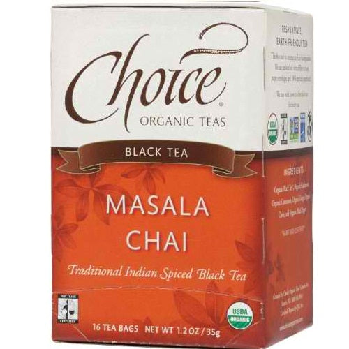 Choice Organic Teas Masala Chai (6x16 Bag)