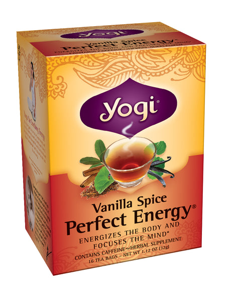 Yogi Perfect Energy Vanilla Spice Tea (6x16 Bag)