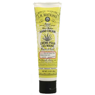 J.R. Watkins Aloe and Green Tea Hand Cream (1x3.3 Oz)