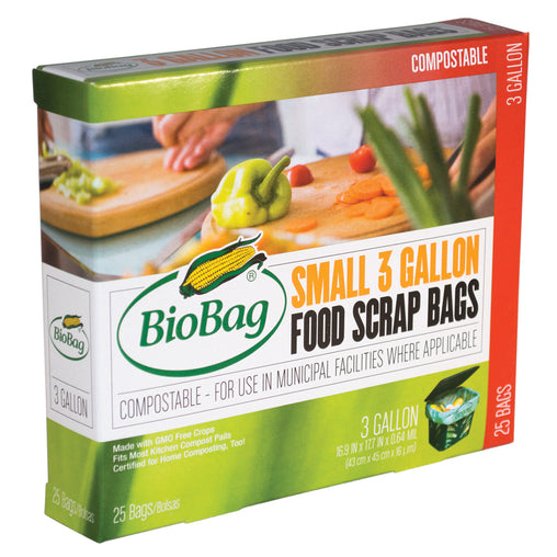 Biobag Compost Waste Bag 3 Gal (12x25 CT)