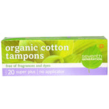 Seventh Generation Super Tampon No Applicator (12x20 CT)