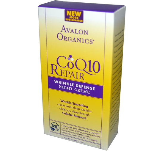 Avalon Coq10 Wrinkle Defense Night Cream (1.75Oz)