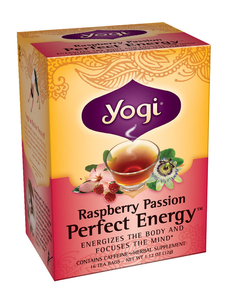 Yogi Raspberry Passion Perfect Energy Tea (6x16 Bag)