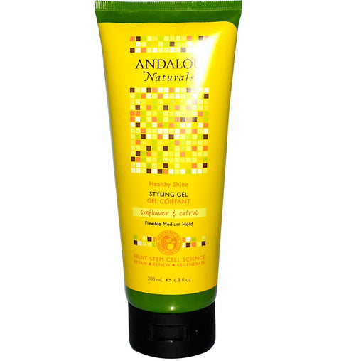 Andalou Naturals Healthy Shine Sunflower & Citrus Styling Gel (1x6.8 Oz)