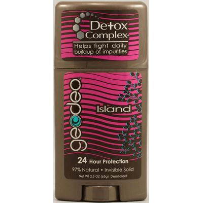 Geo-Deo Natural Deodorant Stick with Detox Complex Island (1x2.3 Oz)