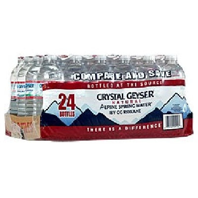 Crystal Geyser Alpine Spring Water (24x500ML )