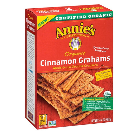 Annie's Homegrown Cinnamon Grah Crakers (12x14.4OZ )