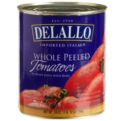 De Lallo Italian Peeled Tom (12x28OZ )