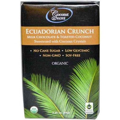 Coconut Secret Ecuad MlkChocolate Br (12x2.25OZ )