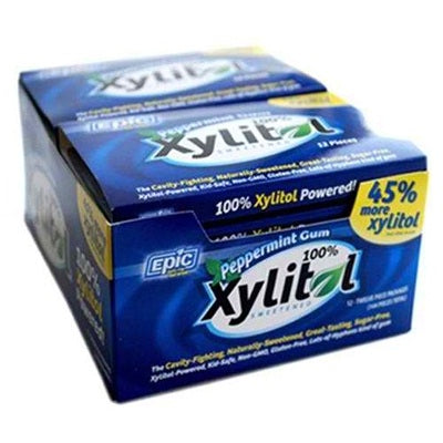 Epic Dental Xylotol Gum Peppermint (12x12 CT)