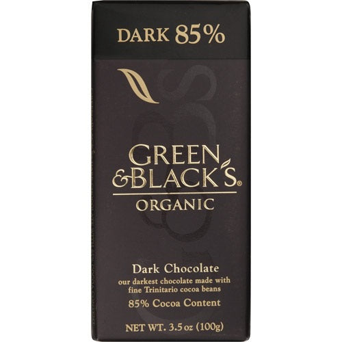 Green & Black Dark Chocolate 85% (10x3.5 Oz)