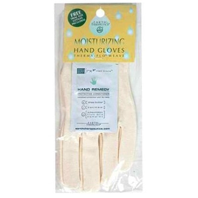 Earth Therapeutics White Moisture Gloves (1x1PAIR)