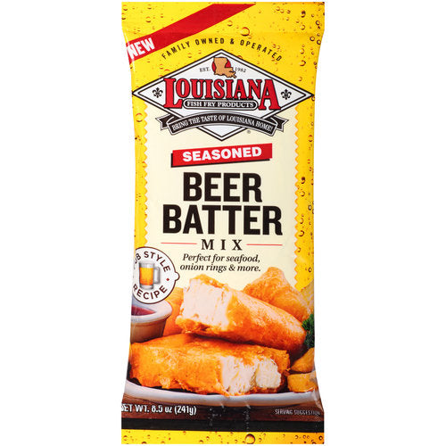 Louisiana Fish Fry Seasoning Beer Batter Mx (12x8.5OZ )