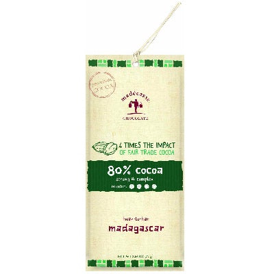 Madecasse Eating Br 80% Cocoa (12x2.64OZ )