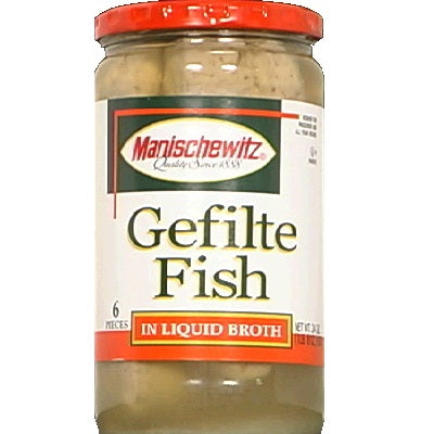 Manischewitz Gefilte Fsh Liquid (12x24OZ )