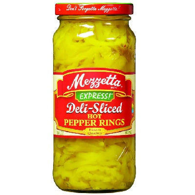 Mezzetta Hot Pepper RingSliced (6x16OZ )