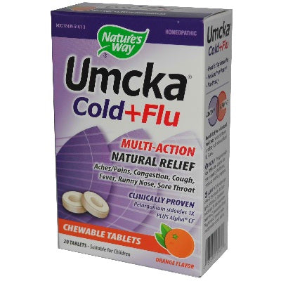 Nature's Way Orange Umcka C+F Chewbl (1x20TAB )