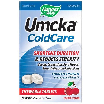 Nature's Way Cherry Umcka Chewable (1x20TAB )