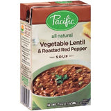 Pacific Natural Foods Veg Lnt/RdPepper Sp (12x17OZ )