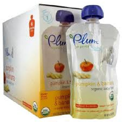 Plum Organics Pumpkin/Banana (6x4OZ )