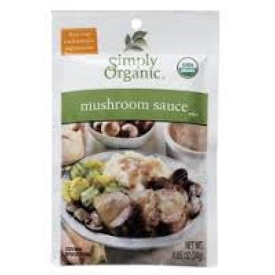 Simply Organic Mushroom Sauce (12x0.85OZ )