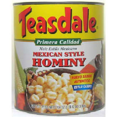 Teasdale Mex Hominy Wht (12x29OZ )