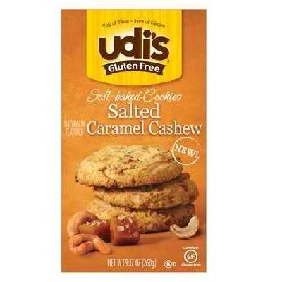 Udi's Gluten Free Seaslt Caramel Cshw Cookie (6x9.17OZ )