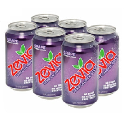 Zevia Grape Soda (4x6Pack )