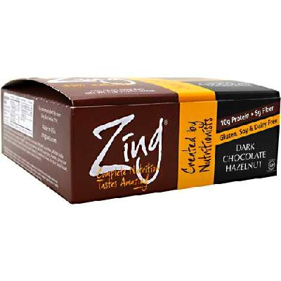 Zing Dark Chocolate Hazelnut Bar (12x1.76OZ )