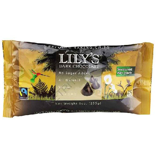 Lily's Sweets Dark Chocolate, FT GF (12x9 OZ)