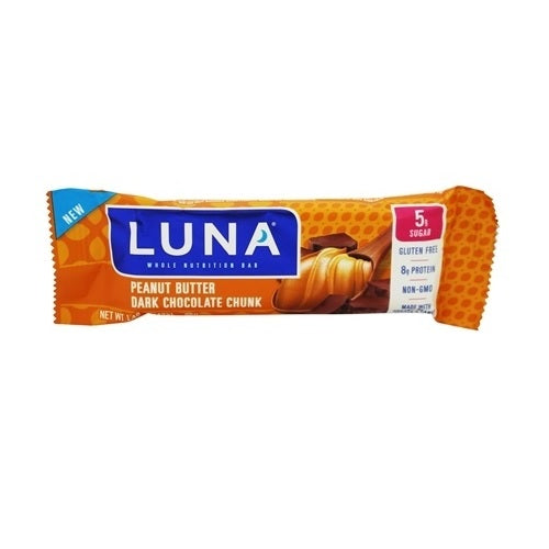 Luna Dark Chocolate Bar Peanut Butter Crunch (12x1.48 OZ)