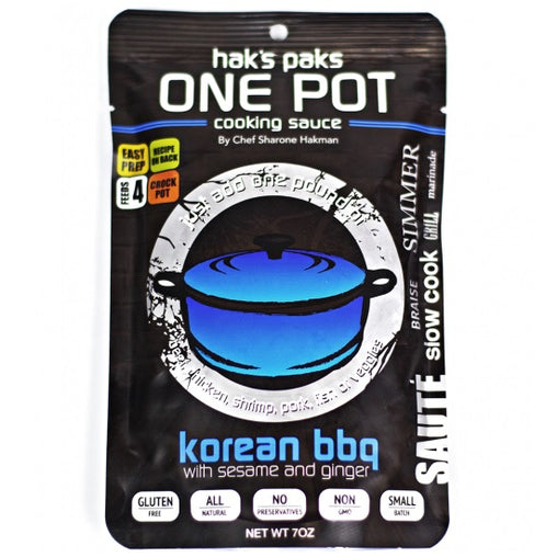 Hak's Paks One Pot Cooking Sauce Korean BBQ (6x7 OZ)