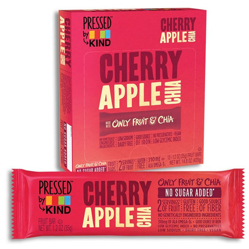 Kind Pressed Cherry Apple Chia Bar  (12x1.2 OZ)