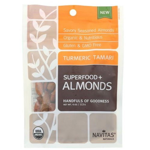 Navitas Naturals Superfood Plus Cacao Hemp Almonds  (12x4 OZ)