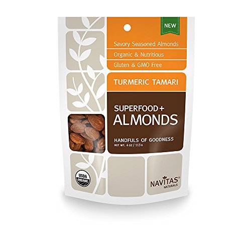 Navitas Naturals Organic Turmeric Tamari Almonds (12x4 OZ)