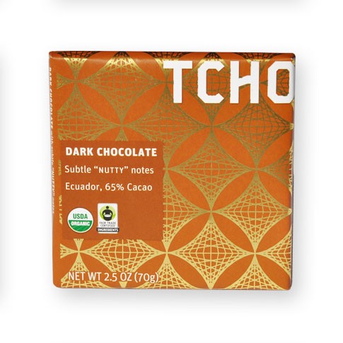 Tcho Dark Chocolate 65% (12x2.5 OZ)