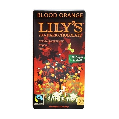 Lily's Dark Chocolate with Stevia Blood Orange (12x2.8 OZ)