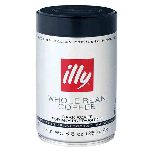 illy Whole Bean Dark Roast Coffee (6x8.8 OZ)