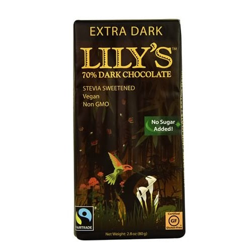 Lily's Dark Chocolate with Stevia Extra Dark (12x2.8 OZ)