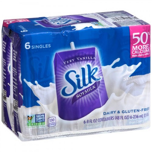 Silk Soy Very Vanilla Aseptic  (3X6 Pack)