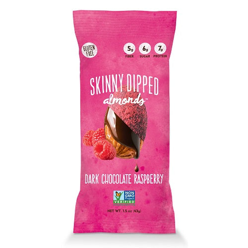 Wild Things Mini Skinny Dipped Almonds in Dark Chocolate Raspberry (48x0.46 OZ)