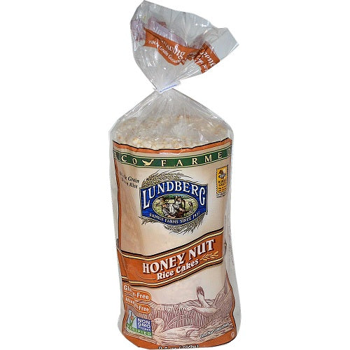 Lundberg Honey Nut Rice Cakes  (12x9.6 OZ)