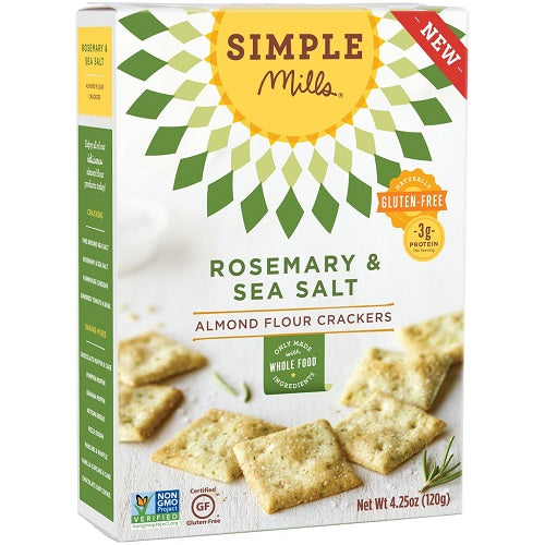 Simple Mills Rosemary & Sea Salt Crackers (6X4.25 OZ)