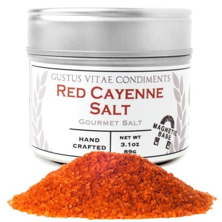 Gustus Vitae Red Cayenne Sea Salt (8x3.1 OZ)