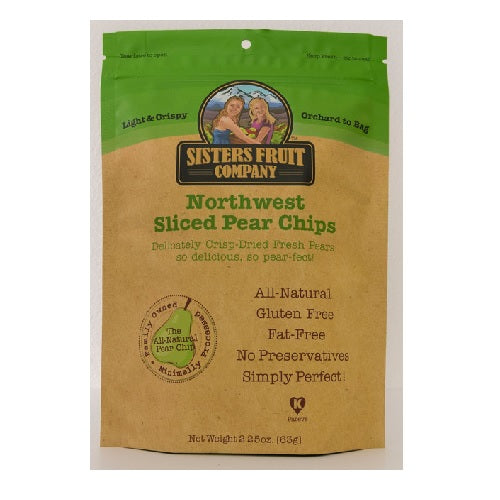 Sisters Fruit Company Northwest Pear Chips Sliced (12X2.25 OZ)