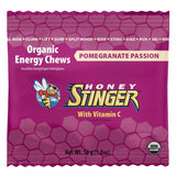 Honey Stinger Organic Pomegranate Passionfruit Chews  (12x1.8 OZ)