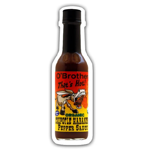 O`Brothers Hot Sauce Chipotle Habanero Pepper Sauce (12X5 OZ)