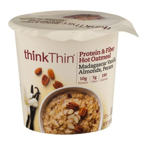 ThinkThin Madagascar Vanilla Oatmeal Single Serve (6x1.76 OZ)